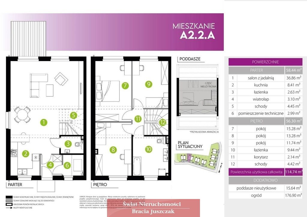 Mieszkanie 4-pokojowe Lisowice. Zdjęcie 5