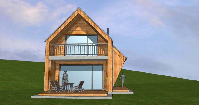 dom wolnostojący, 3 pokoje Męcina Miczaki Górne. Zdjęcie 1