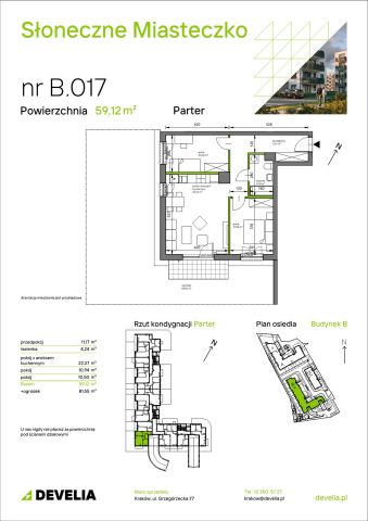 Mieszkanie 3-pokojowe Kraków Bieżanów, ul. Henryka i Karola Czeczów. Zdjęcie 7
