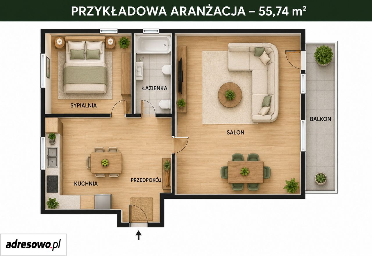 Mieszkanie 3-pokojowe Katowice Śródmieście, ul. Opolska. Zdjęcie 2