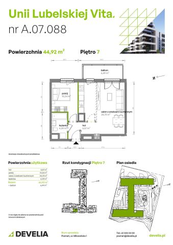 Mieszkanie 2-pokojowe Poznań Starołęka, ul. Unii Lubelskiej. Zdjęcie 7