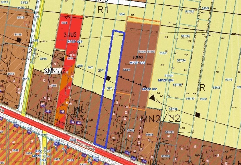 Działka rolno-budowlana Borzęcin Mały, ul. Warszawska. Zdjęcie 4
