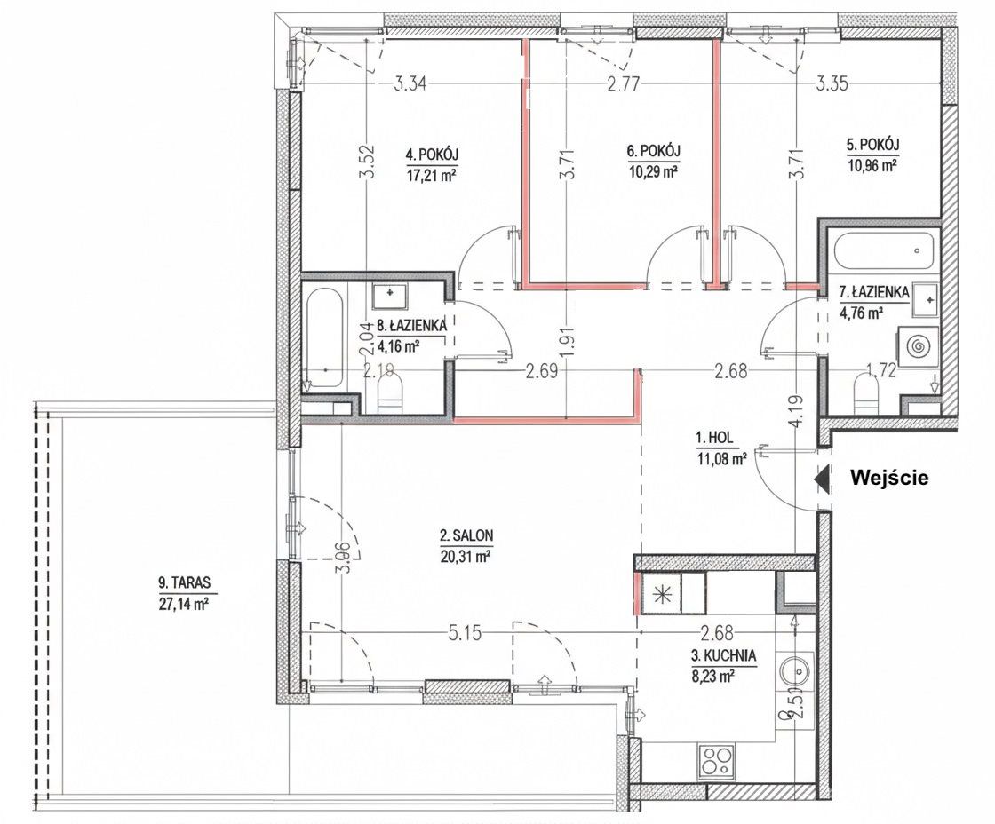 Mieszkanie 4-pokojowe Warszawa Włochy, ul. Przedpole. Zdjęcie 19