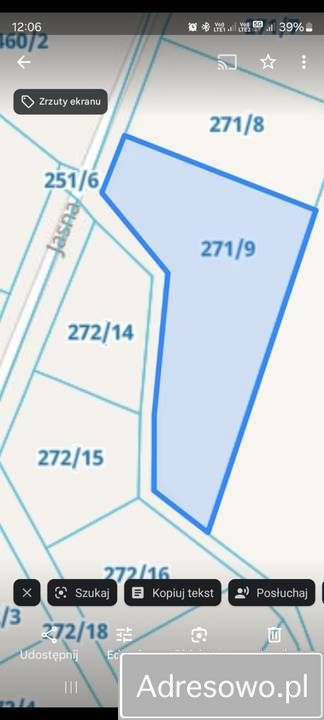 Działka budowlana Grabina, ul. Jasna. Zdjęcie 2