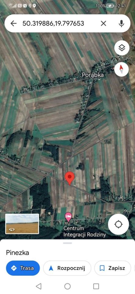Działka rolna Glanów