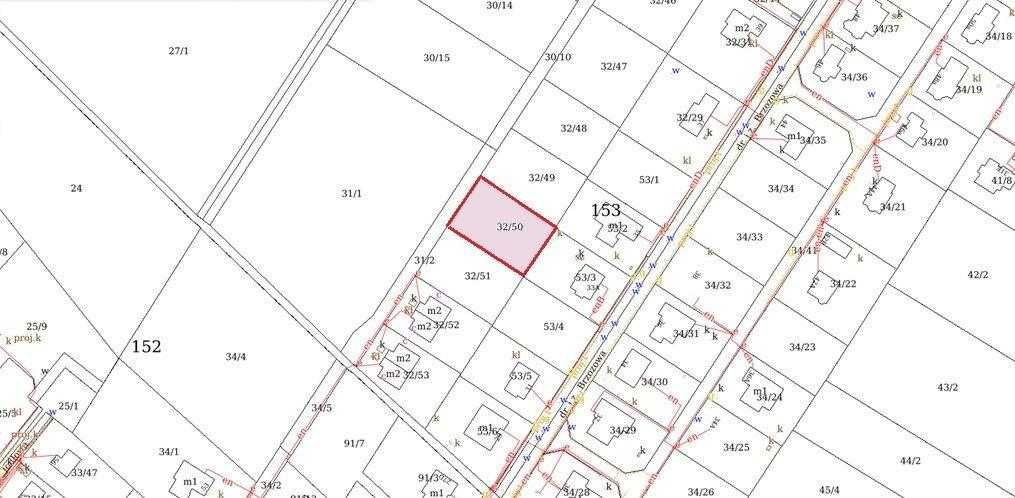 Działka budowlana Grudziądz Owczarki, ul. Brzoskwiniowa