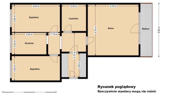 Mieszkanie 3-pokojowe Gliwice Śródmieście, ul. Juliana Ordona. Zdjęcie 6