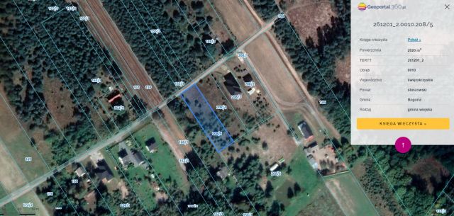 Działka budowlana Kolonia Bogoria. Zdjęcie 1