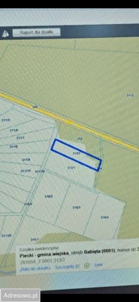 Działka rolna Babięta. Zdjęcie 7