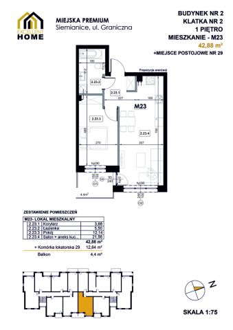 Mieszkanie 2-pokojowe Siemianice. Zdjęcie 9