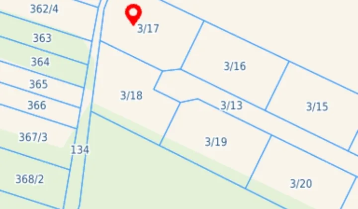 Działka budowlana Zagościniec, ul. Tramwajowa