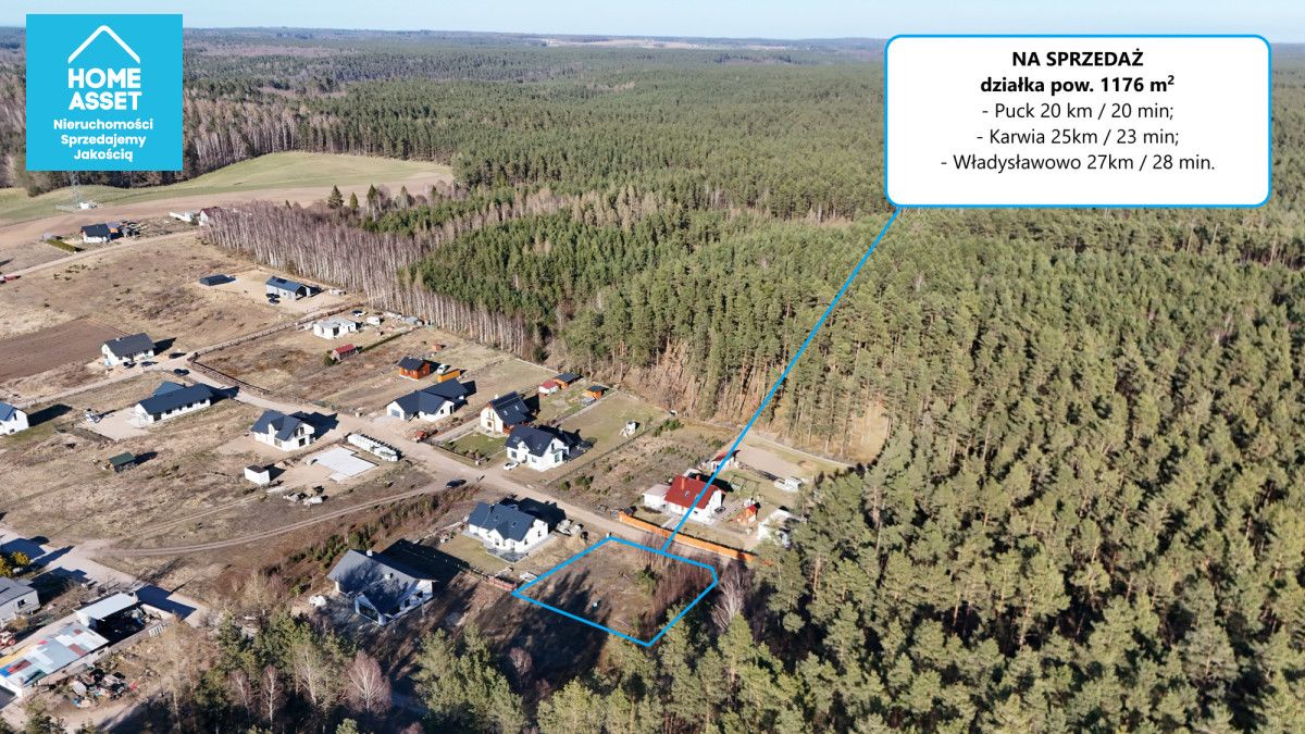 Działka budowlana Warszkowo, ul. Świerkowa. Zdjęcie 4