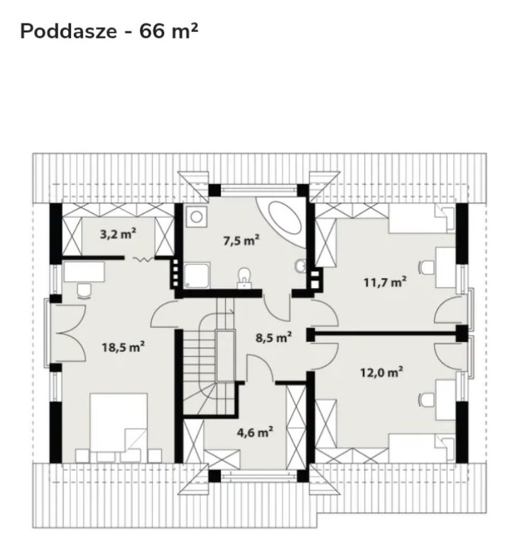 dom wolnostojący, 4 pokoje Jankowice Małe. Zdjęcie 11