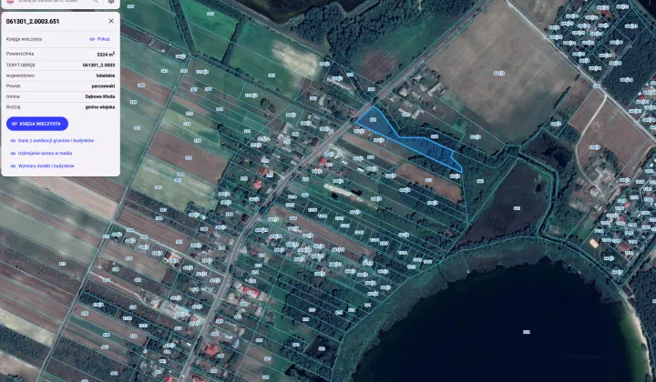 Działka budowlana Białka