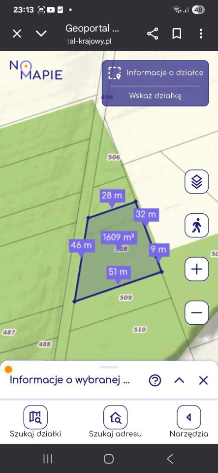 Działka leśna Rutki-Nowiny. Zdjęcie 2