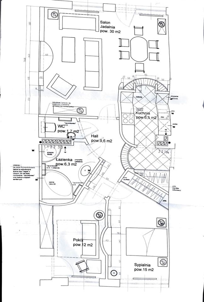 Mieszkanie 3-pokojowe Kraków Krowodrza, ul. Kazimierza Wielkiego. Zdjęcie 3
