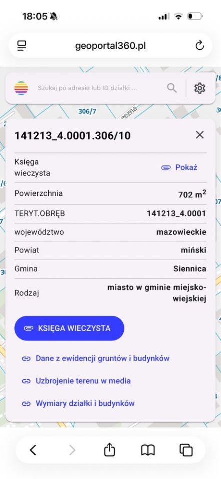 Działka budowlana Siennica. Zdjęcie 2