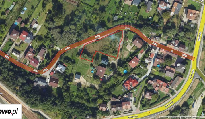Działka budowlana Słomniki, ul. Polna