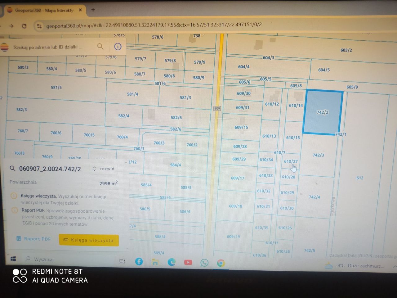 Działka budowlana Snopków, ul. Ogórkowa. Zdjęcie 6