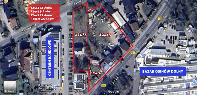Działka inwestycyjna Osinów Dolny, Osinów Dolny. Zdjęcie 1