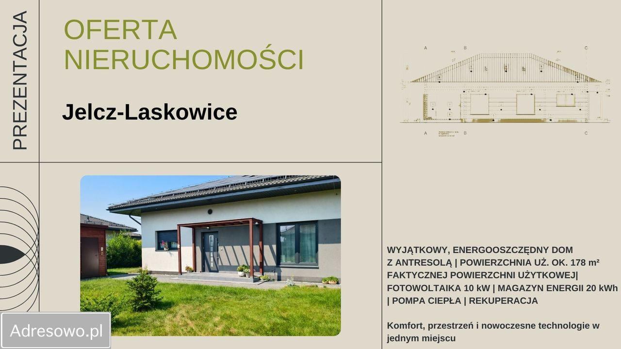 dom wolnostojący, 6 pokoi Jelcz-Laskowice. Zdjęcie 2