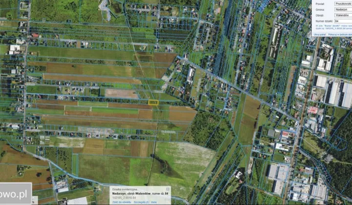 Działka rolno-budowlana Walendów, ul. Cyranki