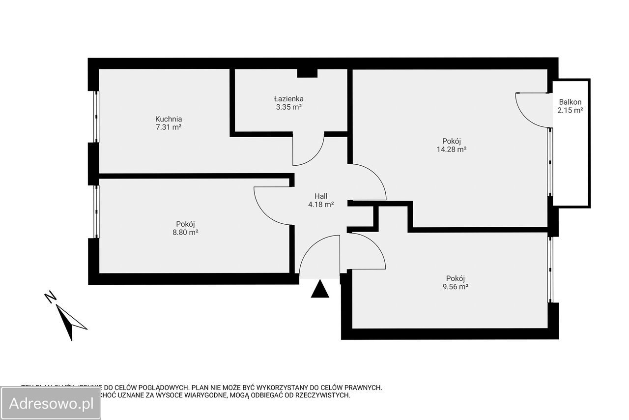 Mieszkanie 3-pokojowe Legionowo Centrum, ul. Jagiellońska. Zdjęcie 20