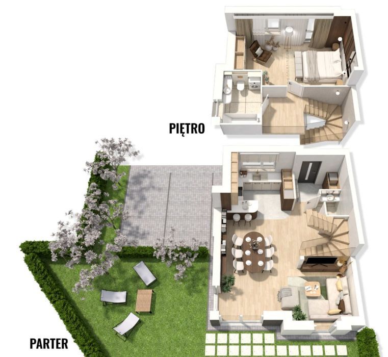 bliźniak, 3 pokoje Gdańsk Osowa. Zdjęcie 6