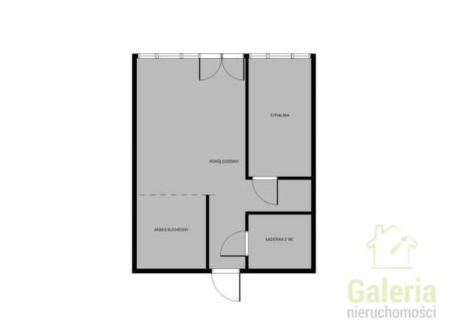 Mieszkanie 2-pokojowe Szczecin Centrum, ul. Ofiar Oświęcimia. Zdjęcie 14