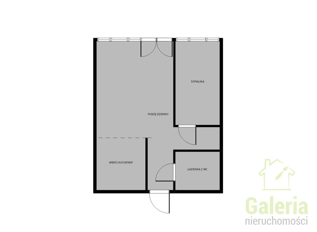 Mieszkanie 2-pokojowe Szczecin Centrum, ul. Ofiar Oświęcimia. Zdjęcie 14