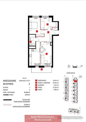 Mieszkanie 3-pokojowe Wrocław Partynice. Zdjęcie 13