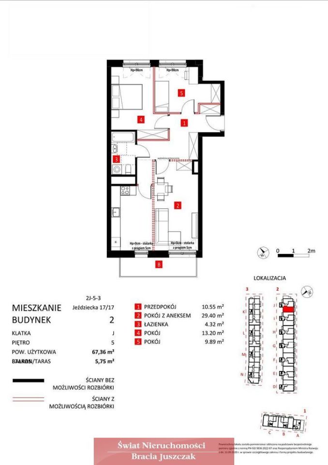 Mieszkanie 3-pokojowe Wrocław Partynice. Zdjęcie 13