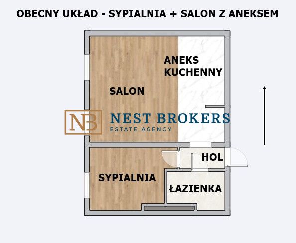 Mieszkanie 2-pokojowe Kraków Kazimierz. Zdjęcie 1