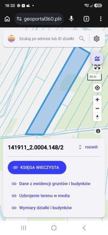 Działka rolna Grzybów. Zdjęcie 1