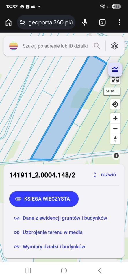 Działka rolna Grzybów. Zdjęcie 1