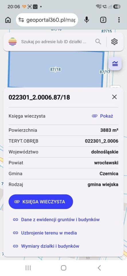 Działka budowlana Jeszkowice. Zdjęcie 2