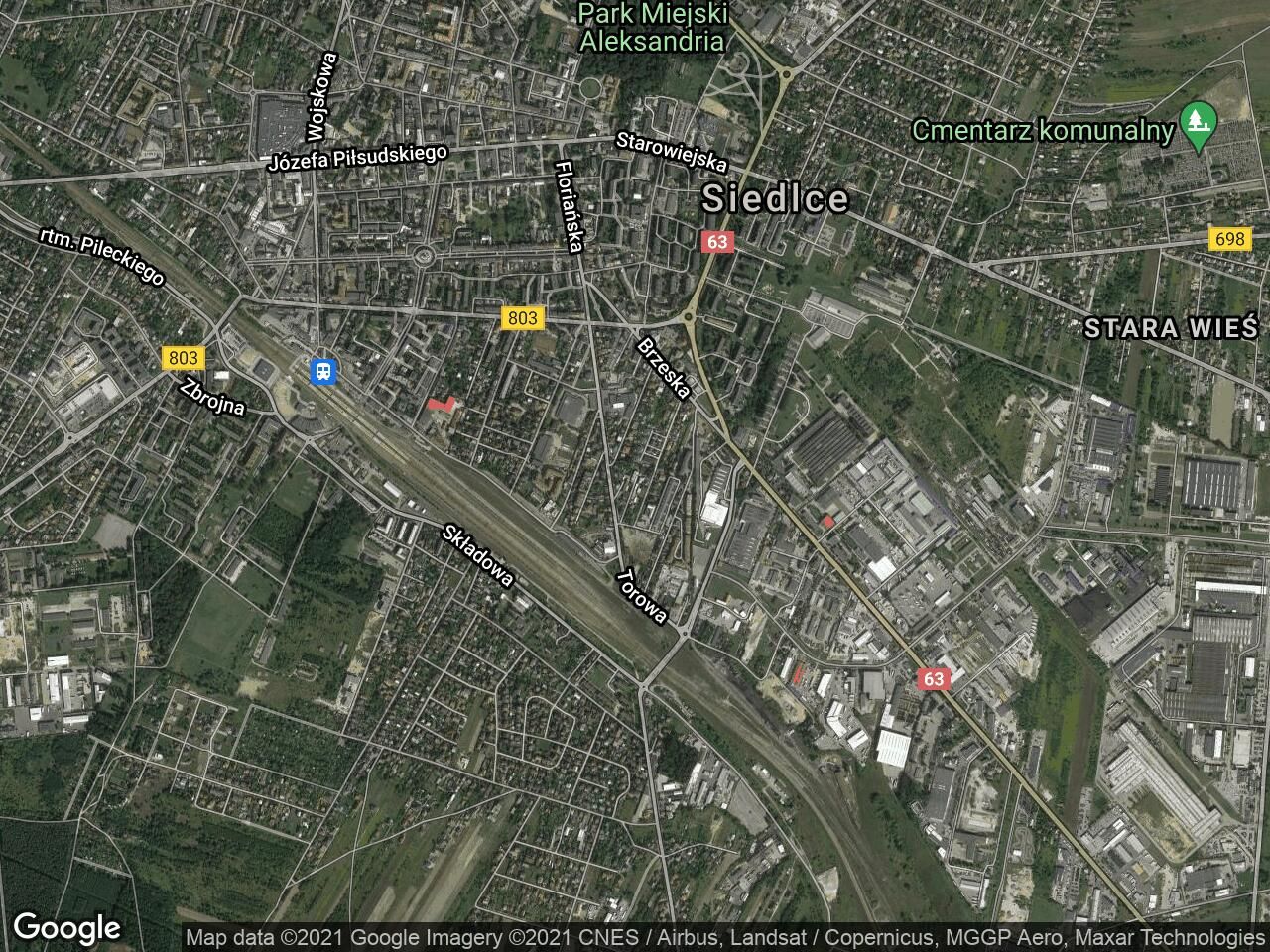 Działka budowlana Siedlce Centrum, ul. Erazma Chejły