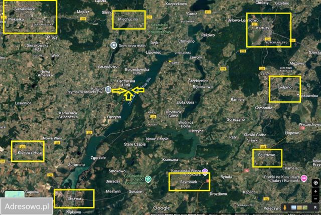 Działka budowlana Borzestowska Huta Łączyńska Huta. Zdjęcie 1