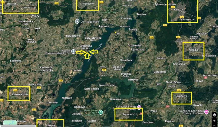 Działka budowlana Borzestowska Huta Łączyńska Huta