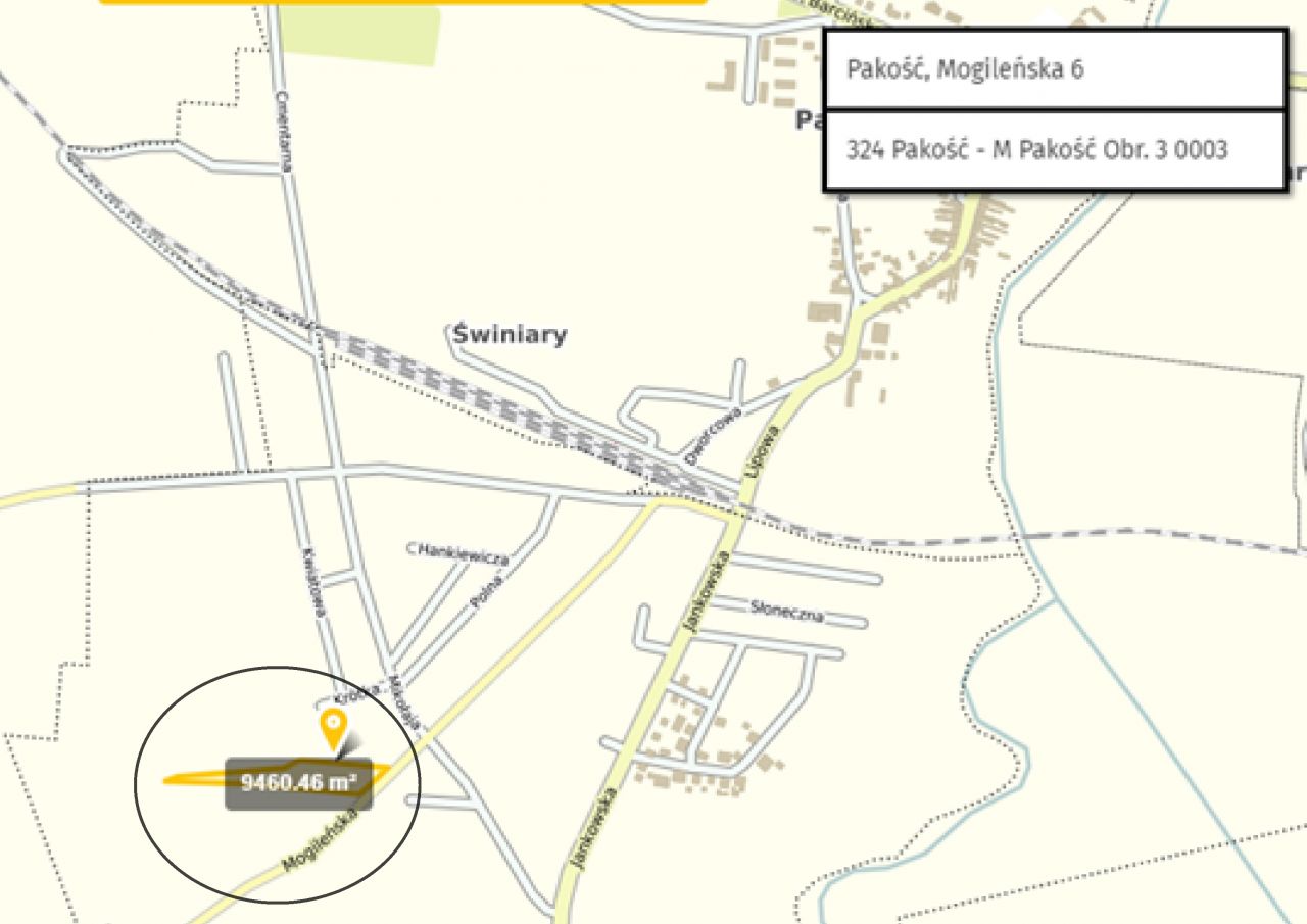 Działka budowlana Pakość, ul. Mogileńska. Zdjęcie 2