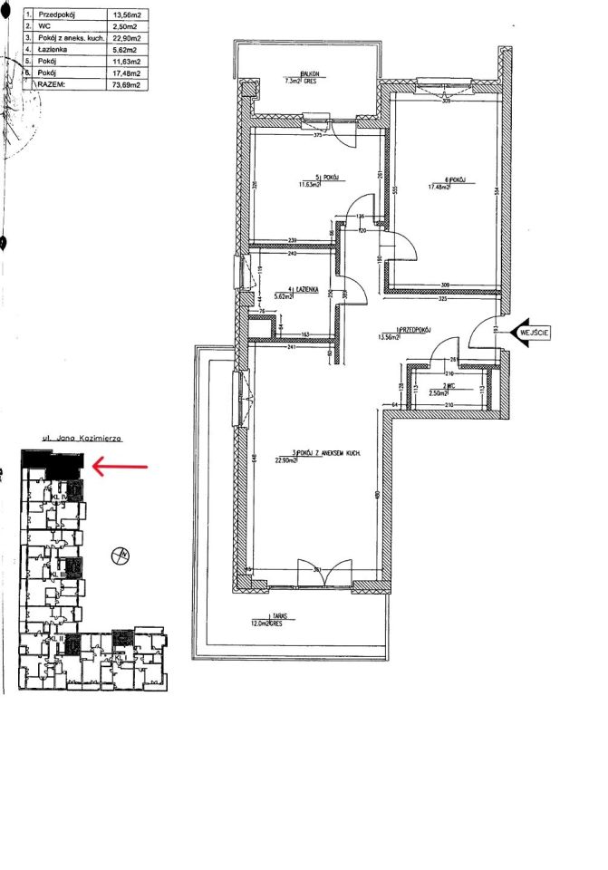 Mieszkanie 3-pokojowe Warszawa Odolany, ul. Jana Kazimierza. Zdjęcie 6