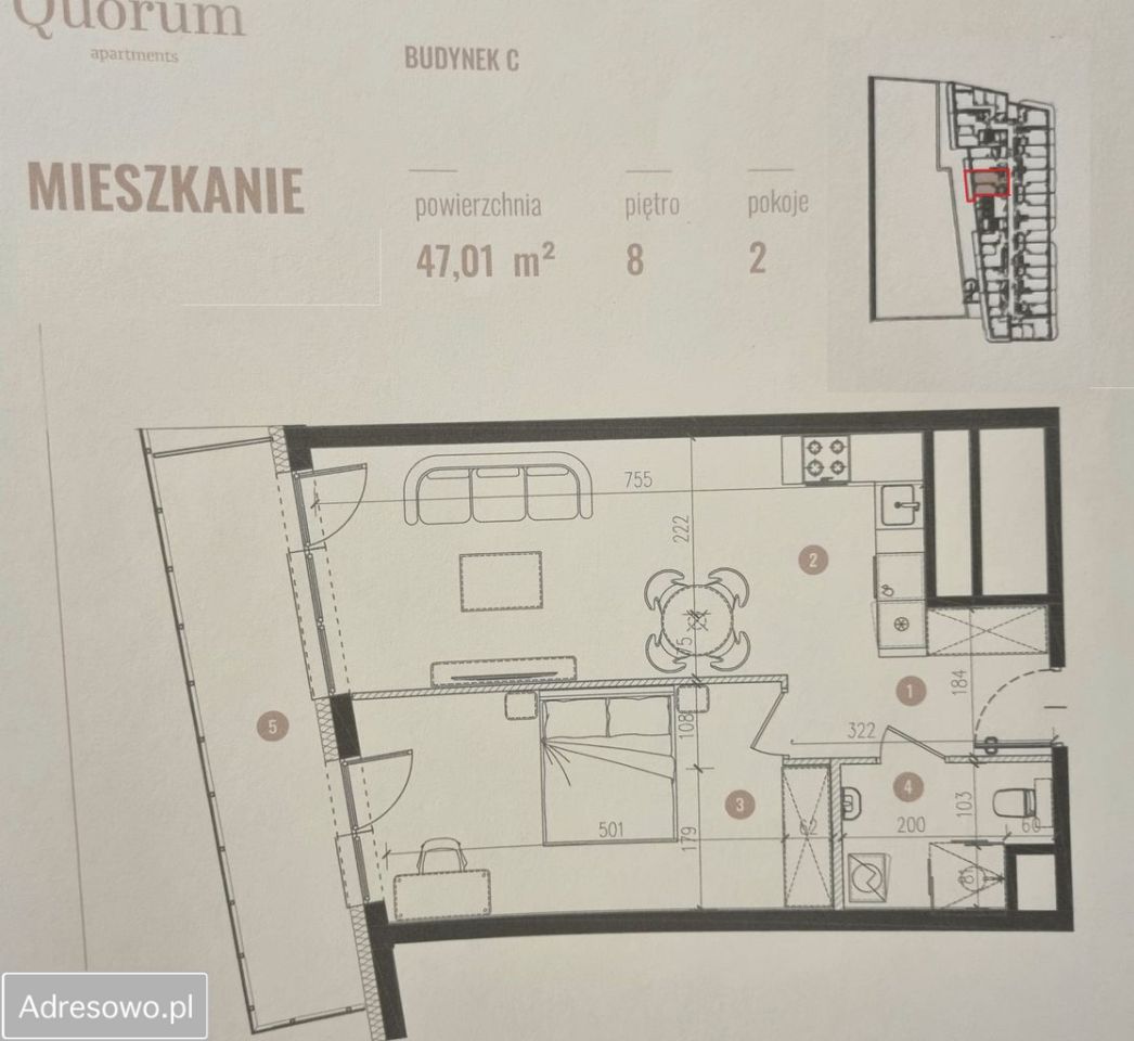 Mieszkanie 2-pokojowe Wrocław Szczepin. Zdjęcie 11