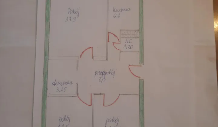 Mieszkanie 3-pokojowe Grajewo, os. Centrum