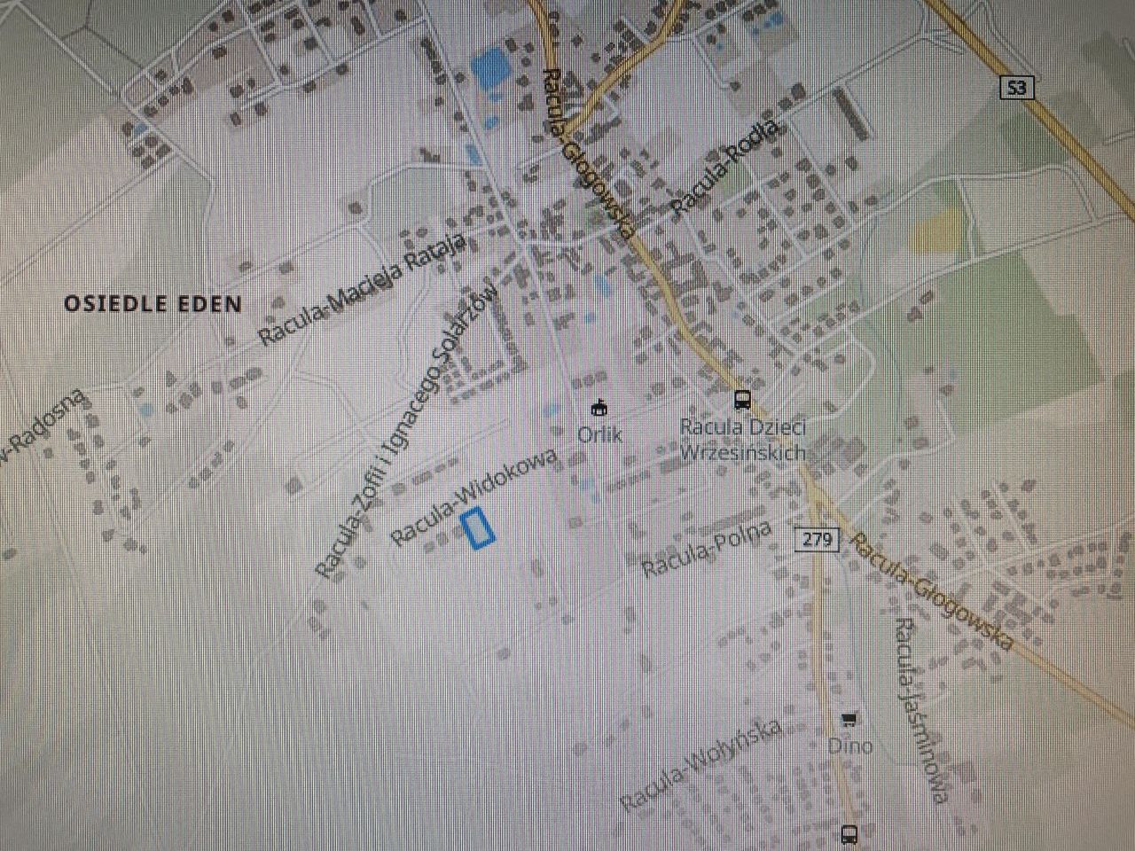 Działka budowlana Zielona Góra Racula, ul. Racula-Widokowa