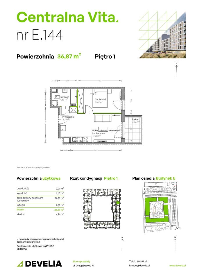 Mieszkanie 2-pokojowe Kraków Czyżyny, ul. Romana Ciesielskiego. Zdjęcie 14