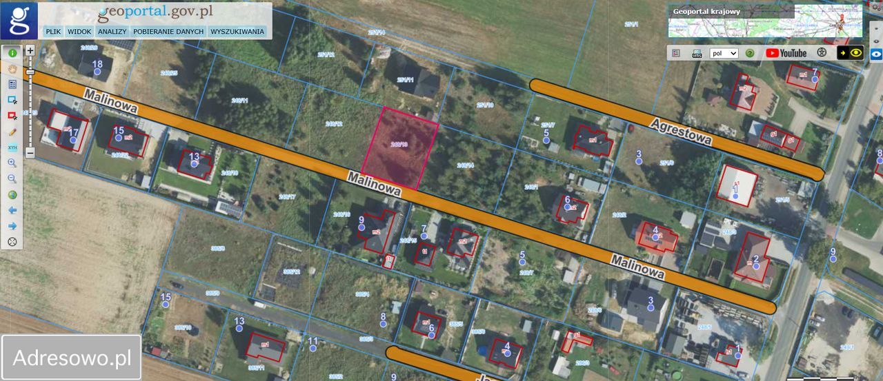 Działka rolno-budowlana Myje. Zdjęcie 2