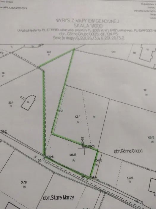 Działka budowlana Górna Grupa, ul. Piaskowa. Zdjęcie 3