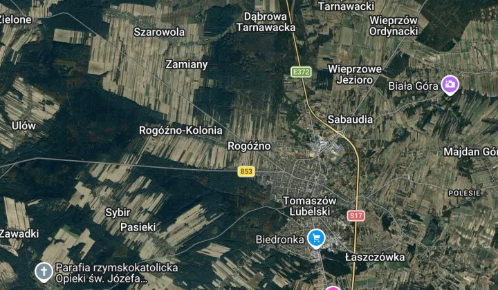 Działka rolno-budowlana Rogóźno