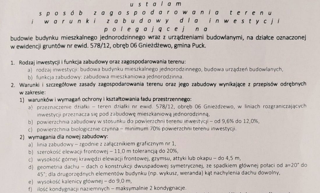 Działka inwestycyjna Gnieżdżewo. Zdjęcie 8