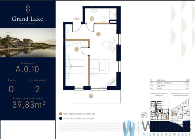 Mieszkanie 2-pokojowe Mikołajki, ul. Michała Kajki. Zdjęcie 9